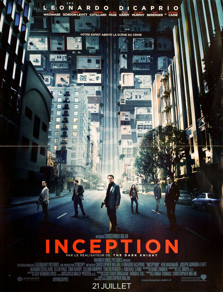 Subconscious Mind - inception movie poster - required viewing movies rqv