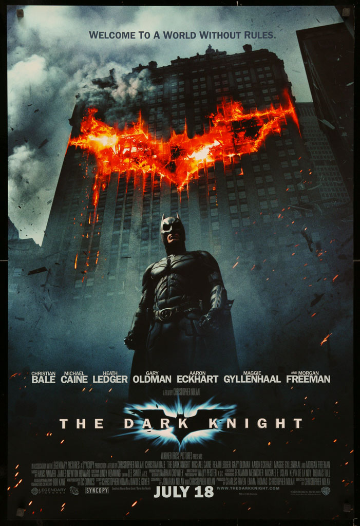 Superhero Epic - the dark knight movie poster - rqv required viewing movies