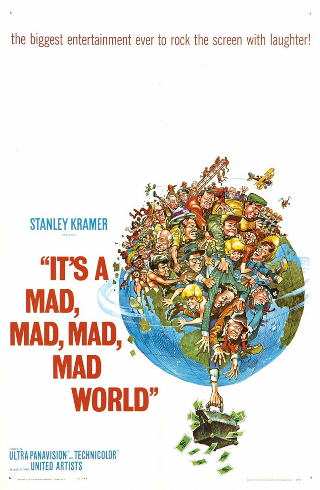 classic comedy - it's a mad mad mad world - movie poster - required viewing movies rqv