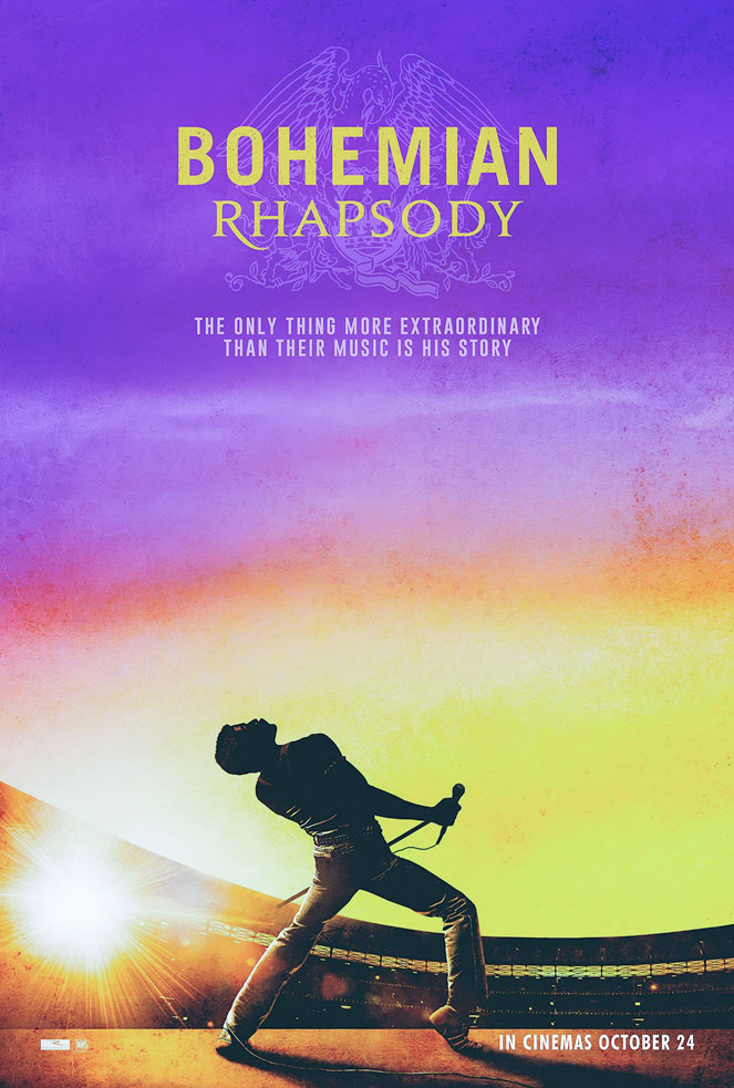 queen Bohemian Rhapsody movie poster - required viewing movies rqv