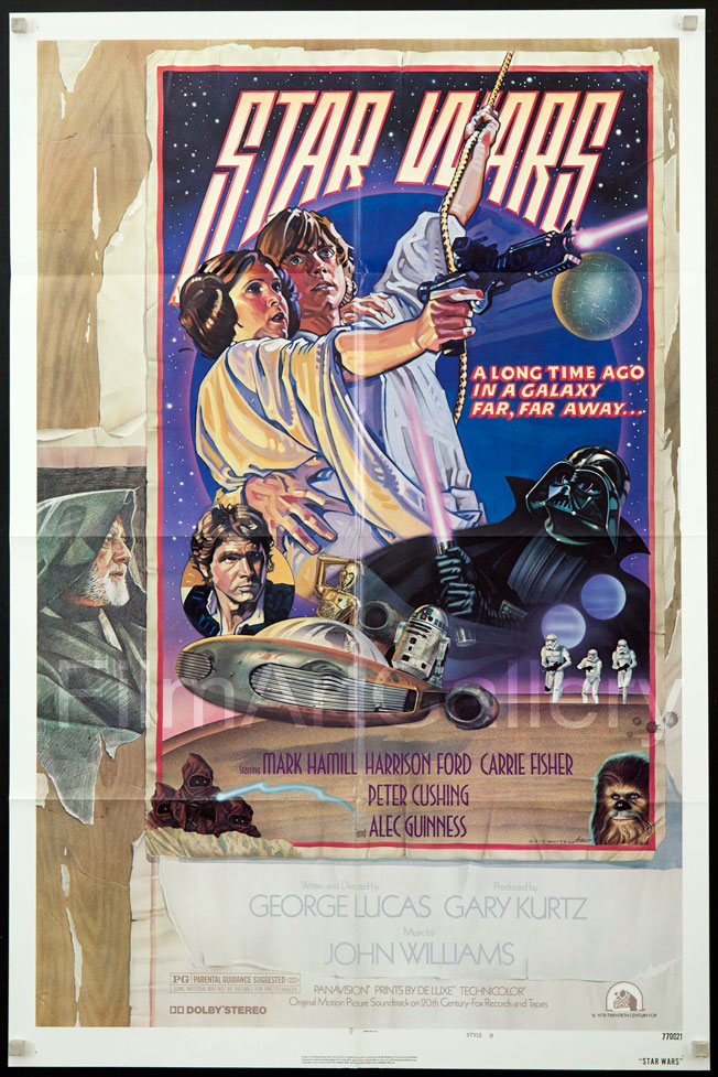 star wars - classic sci-fi movie poster - rqv required viewing movies