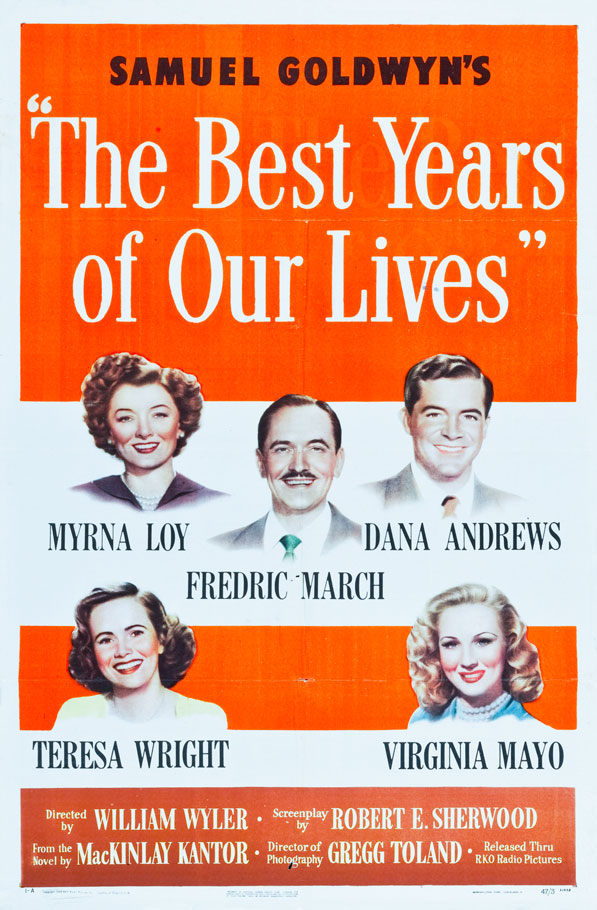 the best years of our lives - classic wwii movie poster - required viewing movies