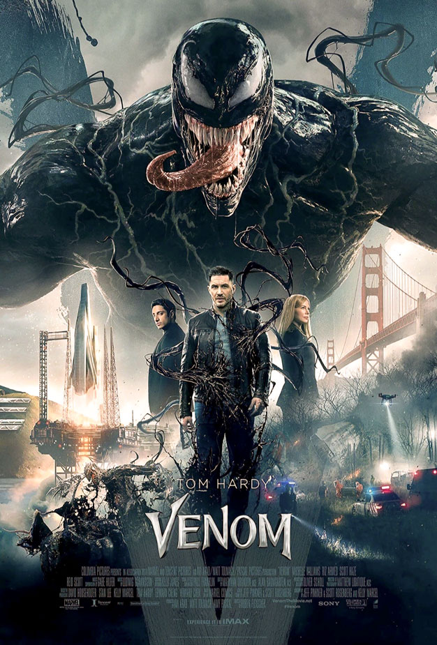 venom movie review - marvel's venom - movie poster - rqv required viewing movies