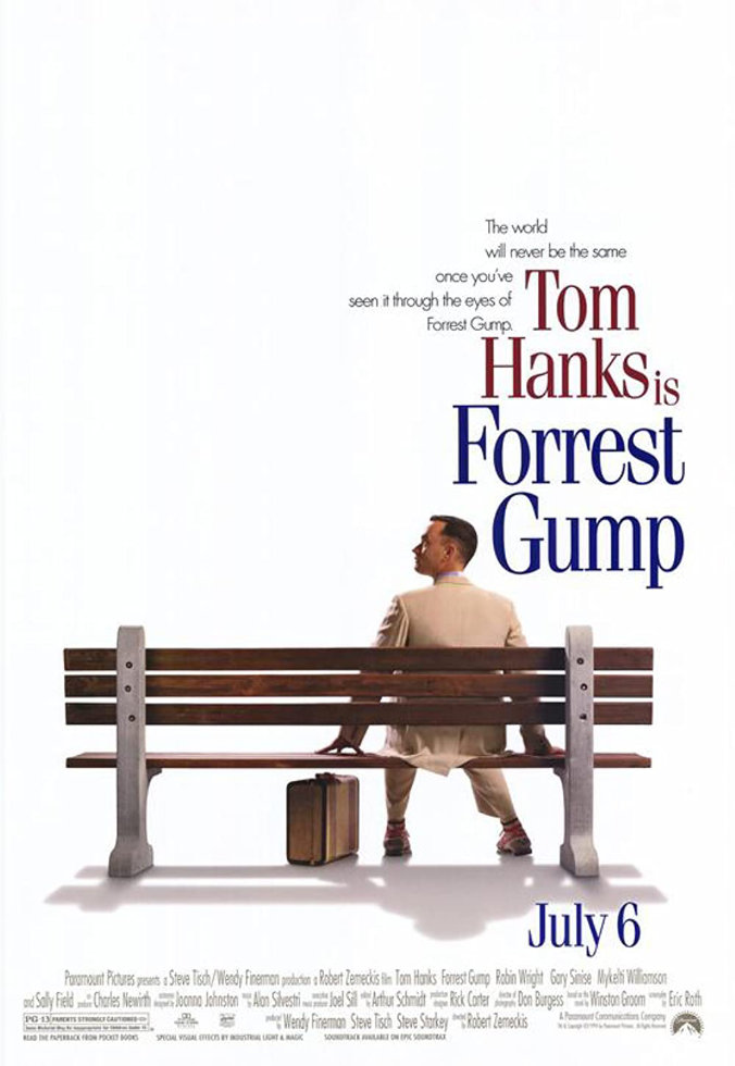 forest gump movie poster - movies - must see movies - rqv movies - required viewing movies