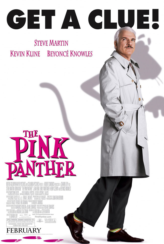 the pink panther - movie poster - steve martin - rqv movies - required viewing movies