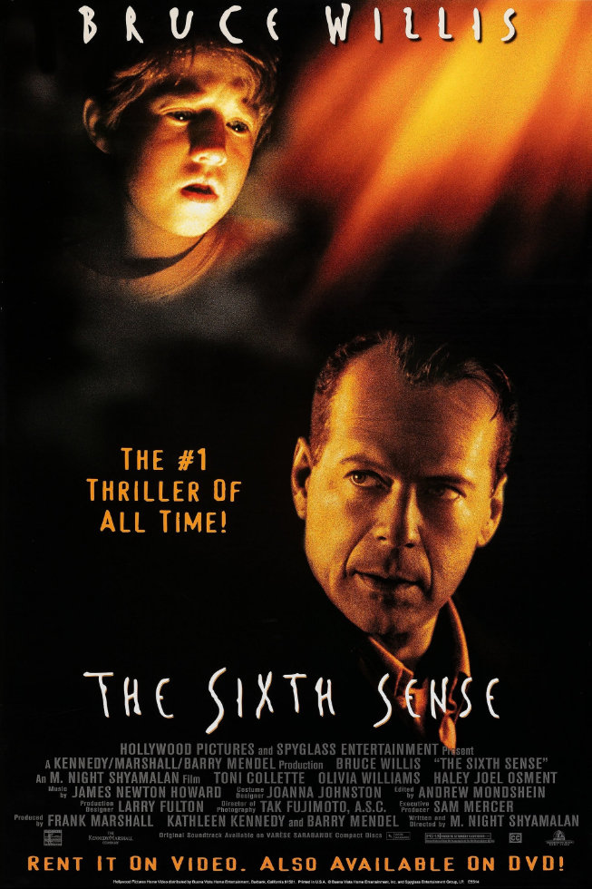 the sixth sense movie poster - supernatural thriller - required viewing movies - rqv movies