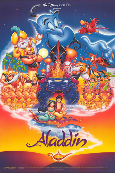 aladdin 1992 movie poster - rqvmovies