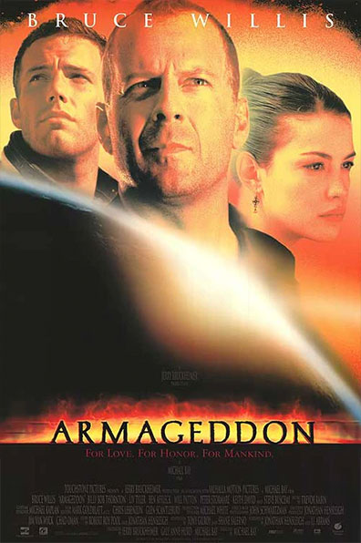 armageddon 1998 movie poster - rqvmovies