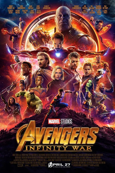 avengers infinity war 2018 movie poster - rqv movies