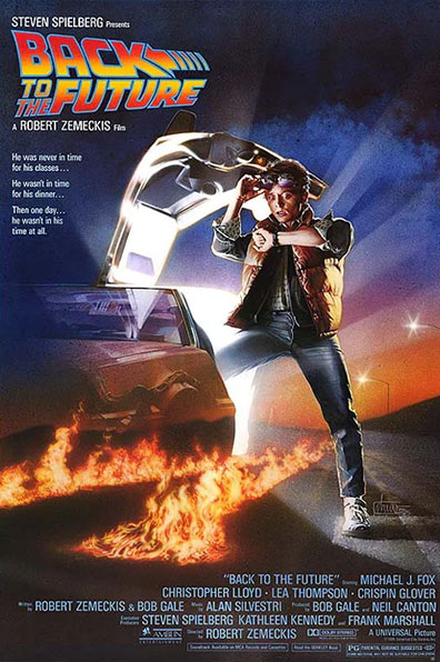 back to the future 1985 movie poster - rqv movies