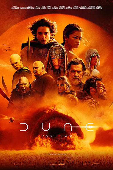 dune part two 2024 - movie poster - rqvmovies