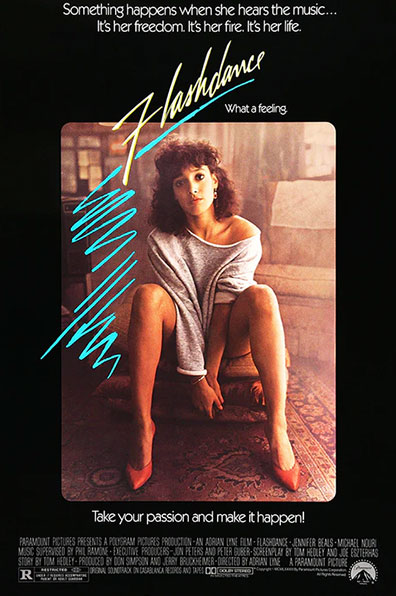 flashdance 1983 movie poster - rqvmovies