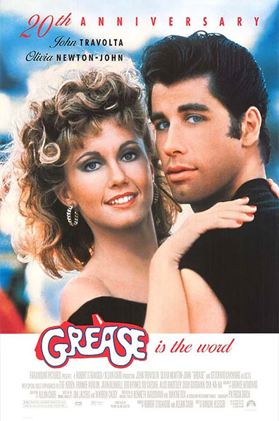 grease 1978 movie poster - rqv movies