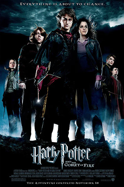 harry potter and the goblet of fire 2005 movie poster - rqv movies