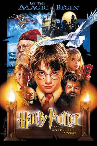 harry potter and the sorcerer's stone 2001 movie poster - rqvmovies