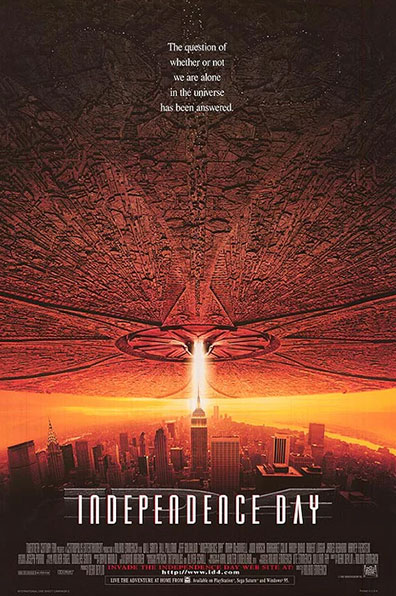 independence day 1996 movie poster - rqv movies