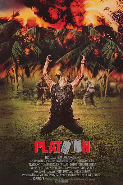 platoon 1986 movie poster - rqv movies