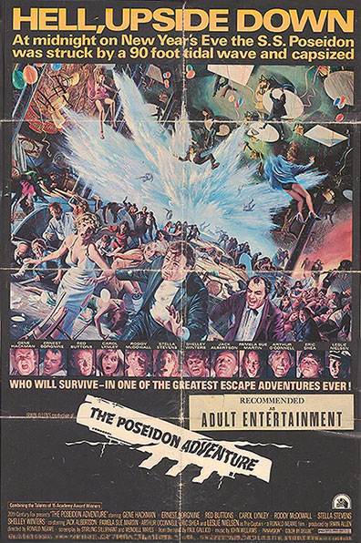 poseidon adventure 1972 movie poster - rqv movies