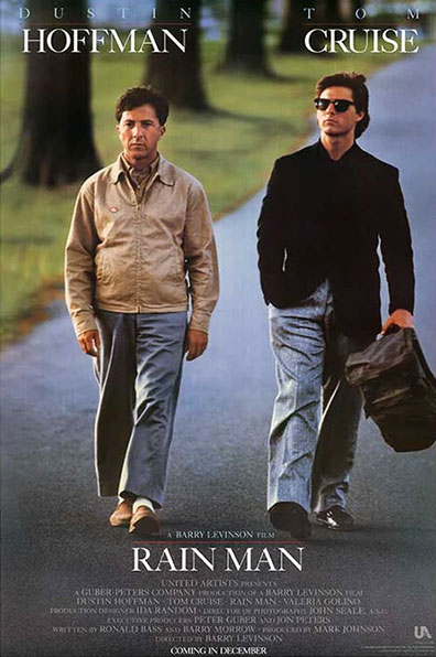 rain man 1988 movie poster - rqvmovies