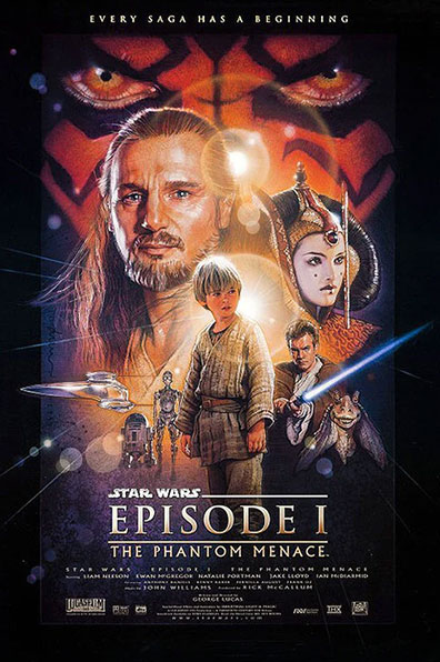 star wars episode I - the phantom menace 1999 movie poster - rqvmovies