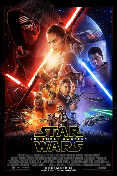 star wars the force awakens 2015 movie poster - rqvmovies