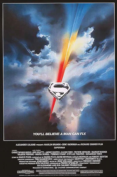 superman 1978 movie poster - rqv movies