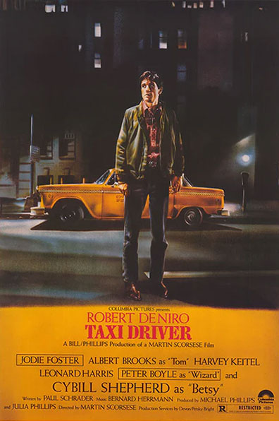 taxi driver 1976 movie poster - rqv movies