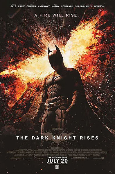 the dark knight rises 2012 movie poster - rqv movies