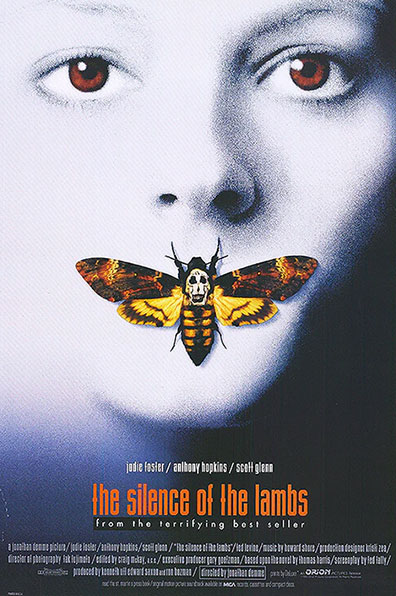 the silence of the lambs 1991 movie poster - rqv movies