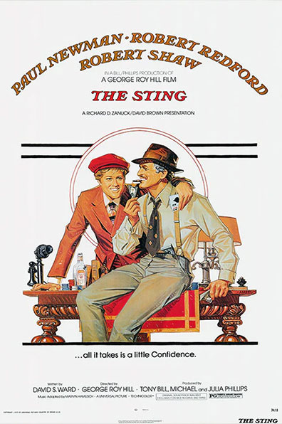 the sting 1973 movie poster - rqvmovies